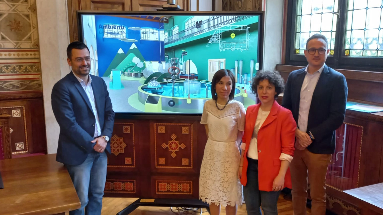 Il sindaco Lorenzo Radice alla presentazione del progetto Il sindaco Lorenzo Radice alla presentazione del progetto
