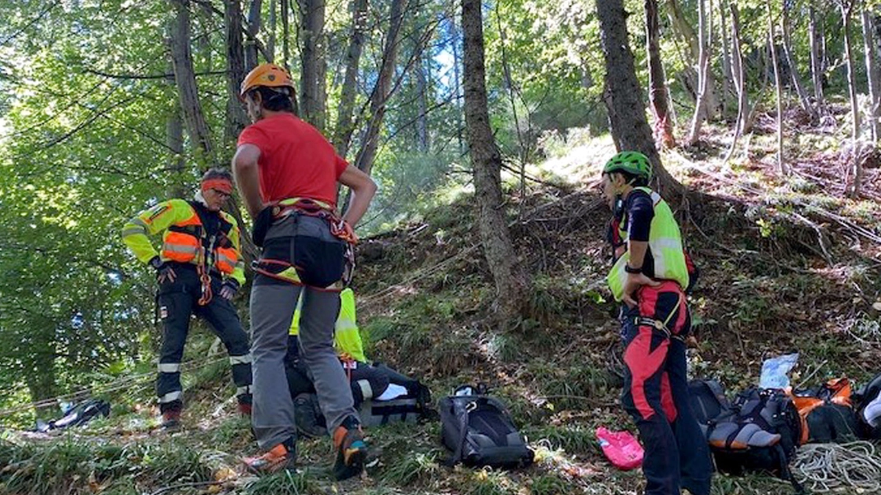 Soccorsi per un cercatore di funghi disperso (immagine di repertorio)