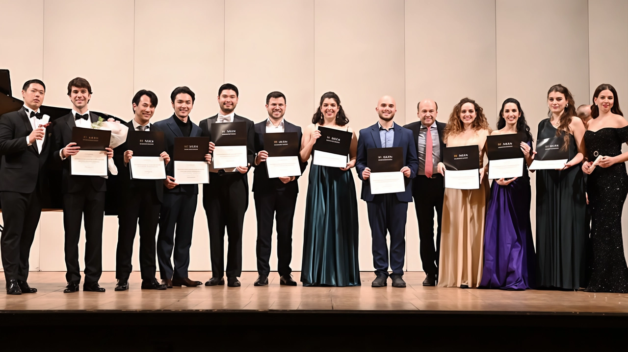 Sul palco del Teatro Sociale di Como la consegna degli attestati alle dieci promesse del canto lirico vincitrici del 76° Concorso AsLiCo Sul palco del Teatro Sociale di Como la consegna degli attestati alle dieci promesse del canto lirico vincitrici del 76° Concorso AsLiCo