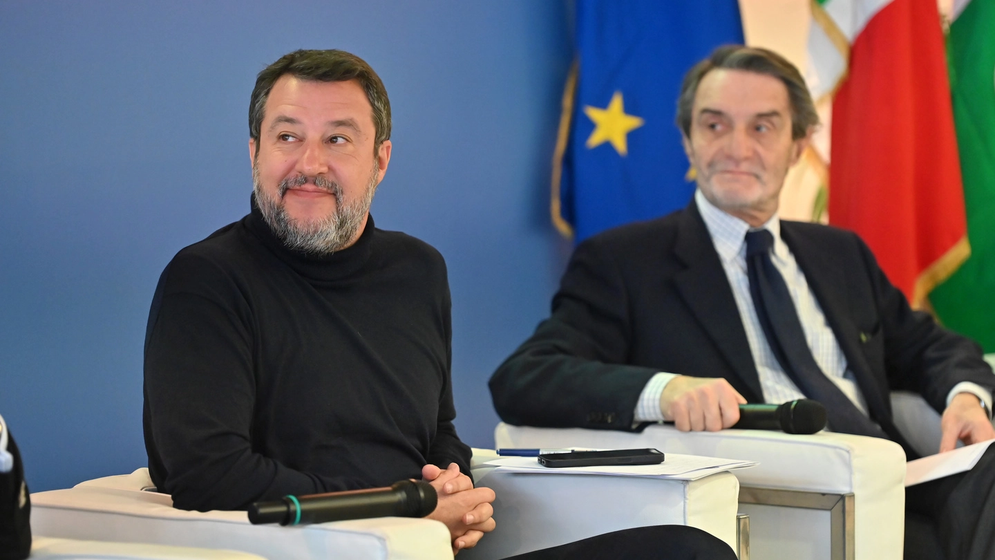 Matteo Salvini e Attilio Fontana