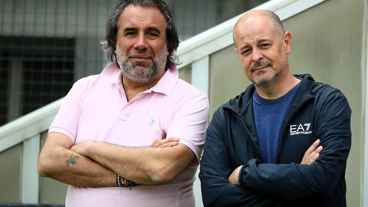 Il vicepresidente della Vogherese, Claudio Cassulo, e il presidente Oreste Cavaliere Il vicepresidente della Vogherese, Claudio Cassulo, e il presidente Oreste Cavaliere