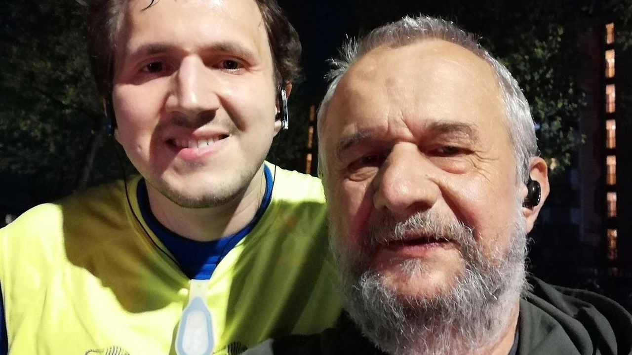 Paolo Zampiceni con il figlio Francesco