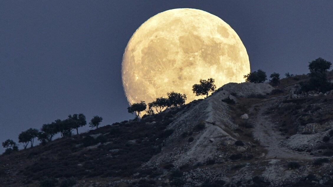 La Superluna dello Storione appare più grande del solito La Superluna dello Storione appare più grande del solito