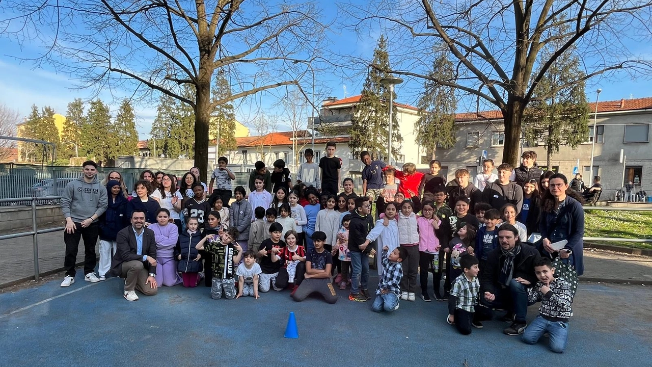 Una delle iniziative organizzate al parco pubblico di via Rossini a Legnano