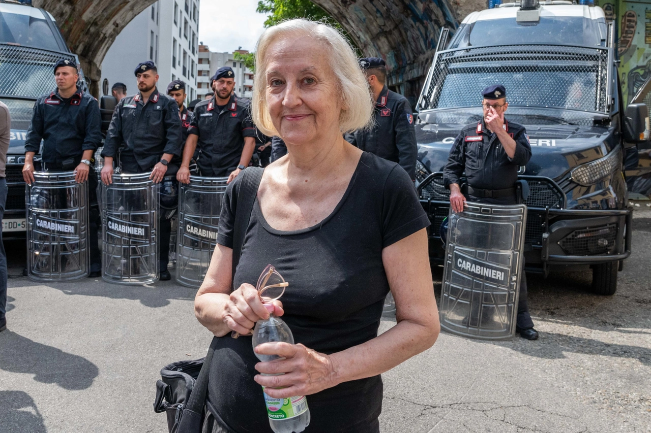 Marina Boer, la presidente dell'associazione Mamme del Leoncavallo