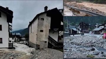 Frane, esondazioni, paesi isolati: il maltempo flagella Piemonte e Valle d’Aosta. Maxi evacuazioni a Cogne e all’Alpe Veglia