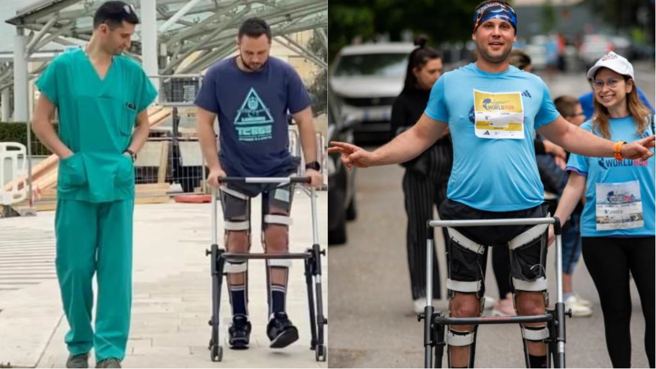 Paziente paraplegico torna a camminare: primo caso al mondo al San Raffaele, una speranza per molti