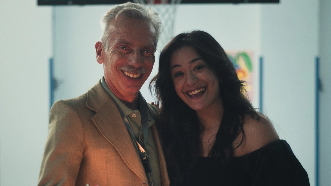 Giovanni Storti e Giulia Bellu