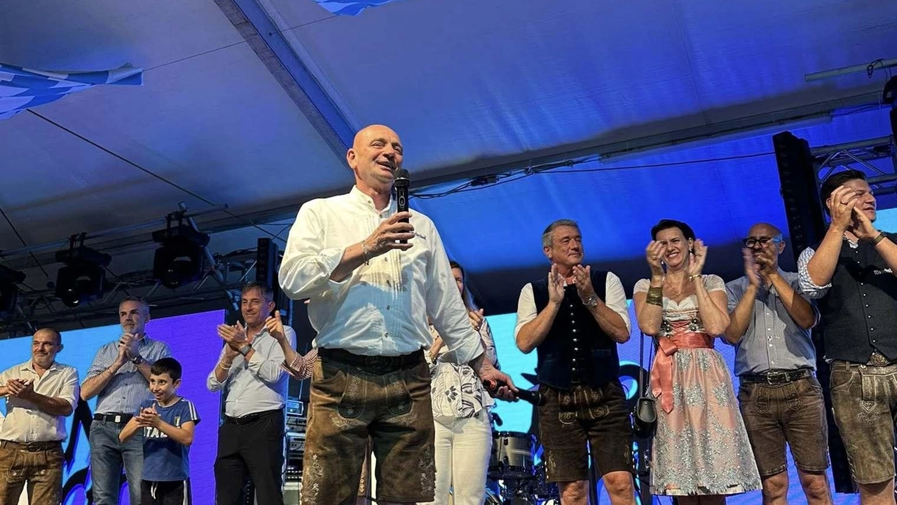 Il palco della Misinto Bierfest