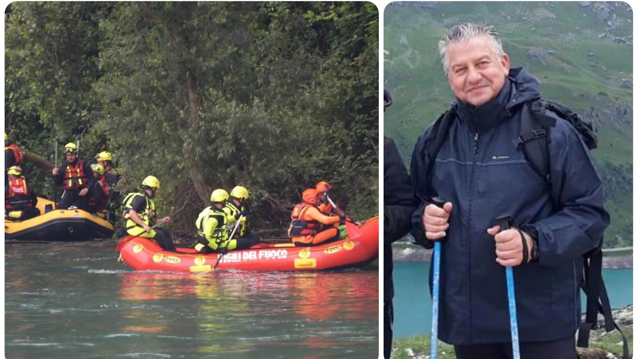 Claudio Togni morto nel fiume Adda mentre stava lavorando