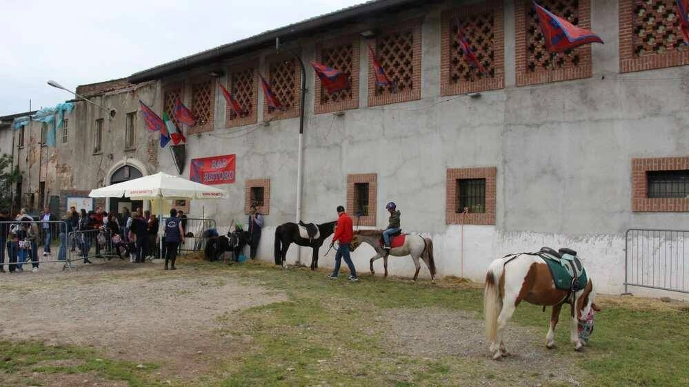 La zona del maniero della Flora a Legnano La zona del maniero della Flora a Legnano