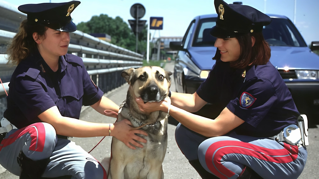 Intervento tempestivo della Polizia Stradale di Varese salva un cane in pericolo sulla Statale 394, restituendolo ai proprietari. Intervento tempestivo della Polizia Stradale di Varese salva un cane in pericolo sulla Statale 394, restituendolo ai proprietari.