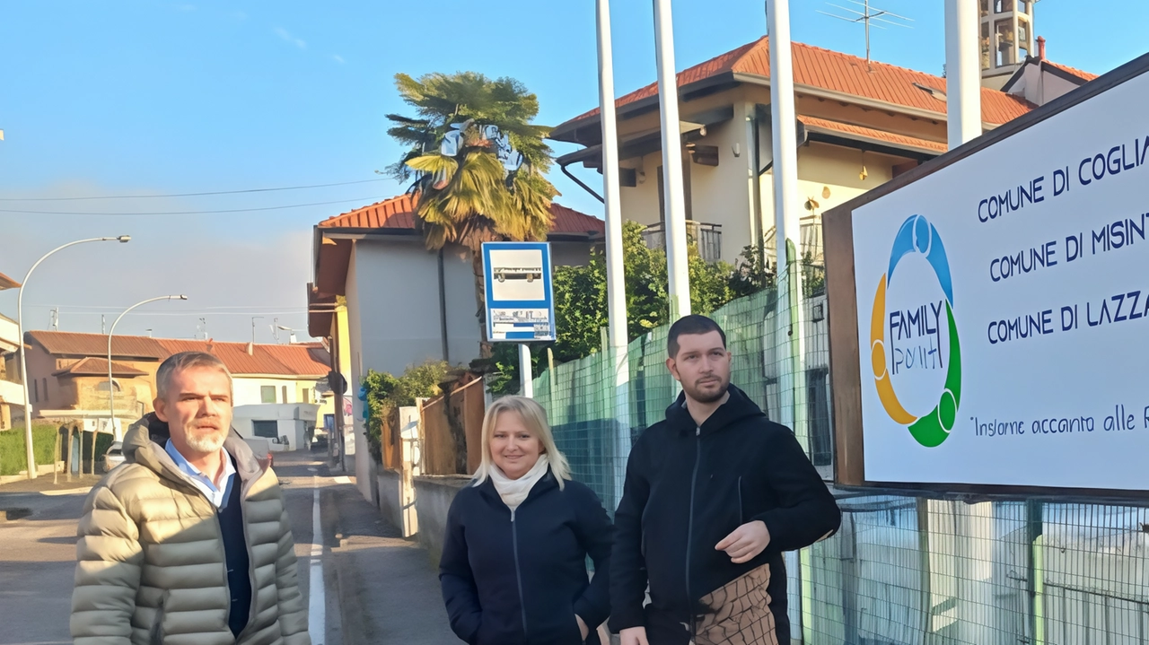 Il sindaco di Misinto Matteo Piuri la vicesindaca di Lazzate Loredana Pizzi e il primo cittadino di Cogliate Andrea Basilico
