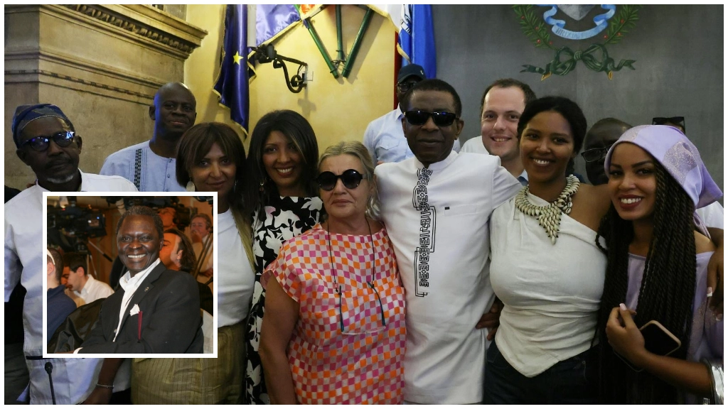 A sinistra Hadija Francesca Sanneh figlia ventisettenne di Idris Sanneh Sopra la vedova italiana Mimma sposata nel 1976 e Youssou N’Dour il celebre artista e attivista senegalese che a Idris ha dedicato lo show a un anno dalla scomparsa A sinistra Hadija Francesca Sanneh figlia ventisettenne di Idris Sanneh Sopra la vedova italiana Mimma sposata nel 1976 e Youssou N’Dour il celebre artista e attivista senegalese che a Idris ha dedicato lo show a un anno dalla scomparsa