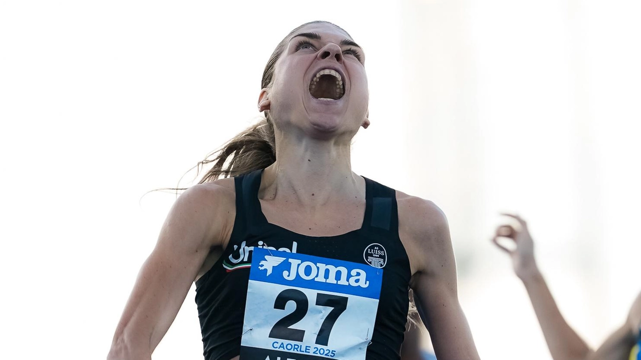 L’urlo di Marta Zenoni all’arrivo degli 800 metri femminili agli Assoluti di Caorle L’urlo di Marta Zenoni all’arrivo degli 800 metri femminili agli Assoluti di Caorle
