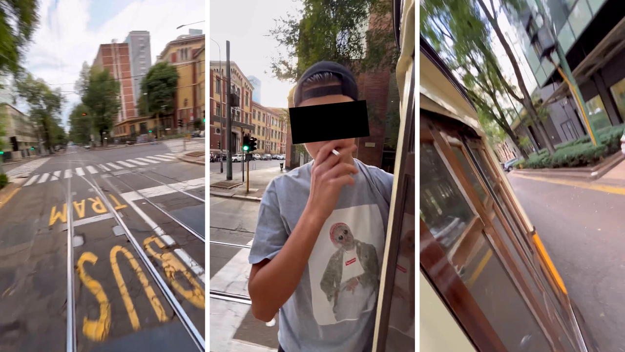 Fotogrammi dal video pubblicato da Dedelate sul suo profilo Instagram
