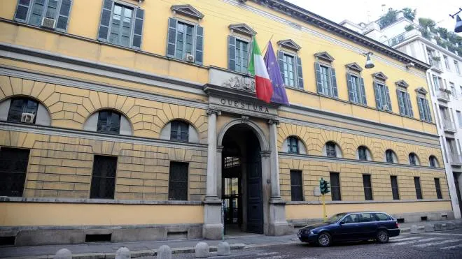 Un'immagine d'archivio della Questura di Milano.  ANSA/DANIELE MASCOLO