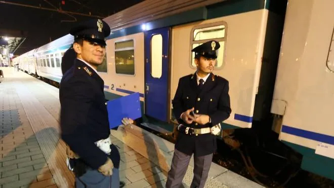 La Polizia Ferroviaria di Empoli. Foto Gianni Nucci/Fotocronache Germogli