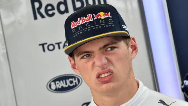 Red Bull Racing's Belgian-Dutch driver Max Verstappen reacts in the pits during the second practice session at the Autodromo Nazionale circuit in Monza on September 2, 2016 ahead of the Italian Formula One Grand Prix. / AFP PHOTO / GIUSEPPE CACACE
