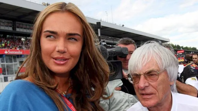 Tamara Ecclestone con il padre Bernie, ex patron del circus della Formula Uno