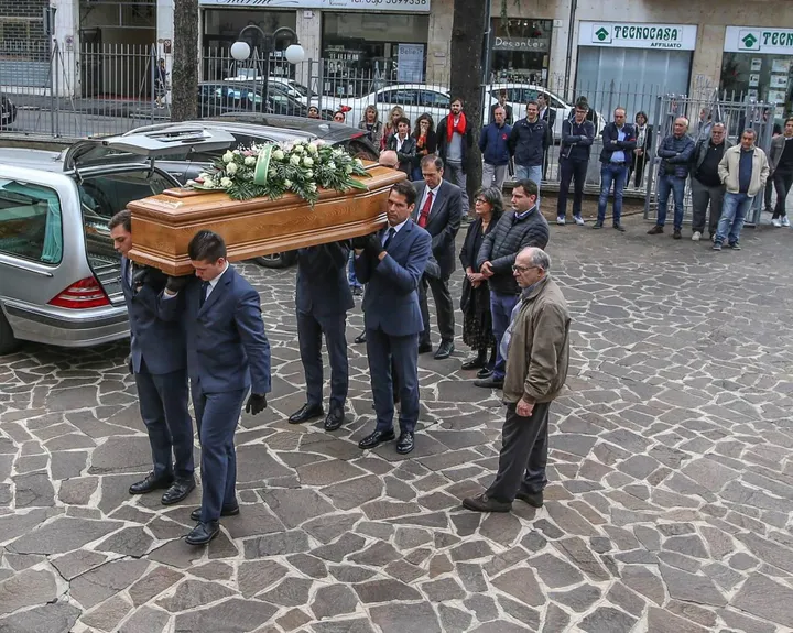 I funerali di Cristina Maioli l’11 ottobre del 2019