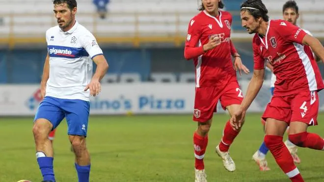 Luciano Gualdi, con sei reti il cannoniere sociale della squadra di Parravicini
