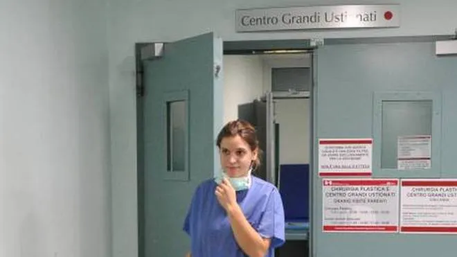 Il reparto Grandi ustionati all’interno dell’ospedale Niguarda di Milano