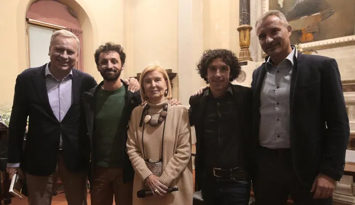 I finalisti. con il sindaco Dario Allevi: il premio Brianza è arrivato alla 16° edizione