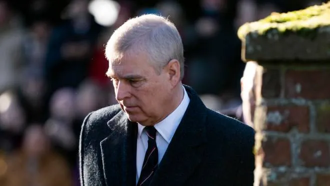epa08760960 YEARENDER 2020 
PERSONALITIES

Britain's Prince Andrew, Duke of York arrives for a church service with Queen Elizabeth II (unseen) at St Mary the Virgin in Hillington, Norfolk, Britain, 19 January 2020. Prince Andrew had been asked by US authorities to testify in the Epstein sexual abuse case.  EPA/WILL OLIVER *** Local Caption *** 55780798
