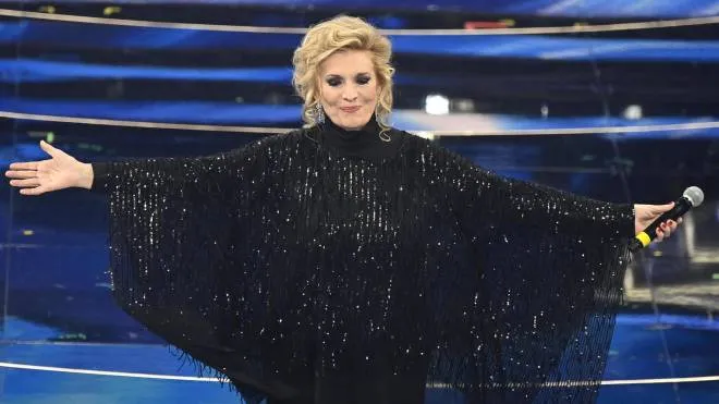 Italian singer Iva Zanicchi performs on stage at the Ariston theatre during the 72nd Sanremo Italian Song Festival, Sanremo, Italy, 02 February 2022. The music festival runs from 01 to 05 February 2022.  ANSA/RICCARDO ANTIMIANI
