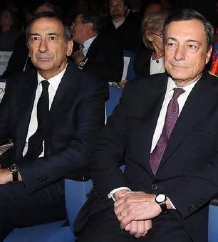 Il sindaco Giuseppe Sala con il presidente del Consiglio Mario Draghi