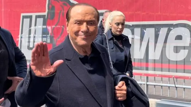 Silvio Berlusconi, patron del Monza, è atteso a Perugia