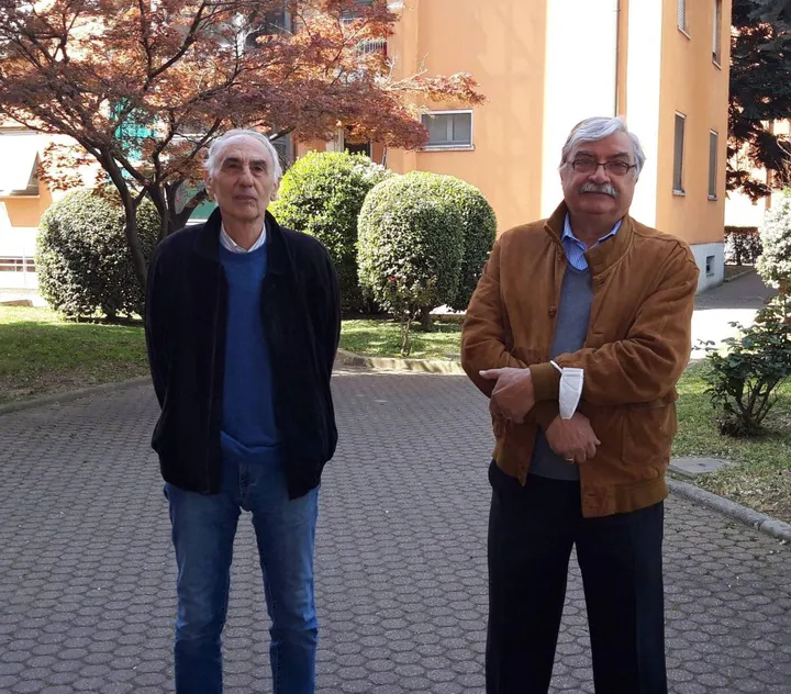Gianluigi Giacometti e Massimo Cairo, del Comitato Autogestione di via Gandino