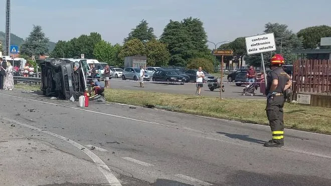incidente mortale a Rovato, Brescia 21 maggio 2022. Ansa Filippo Venezia