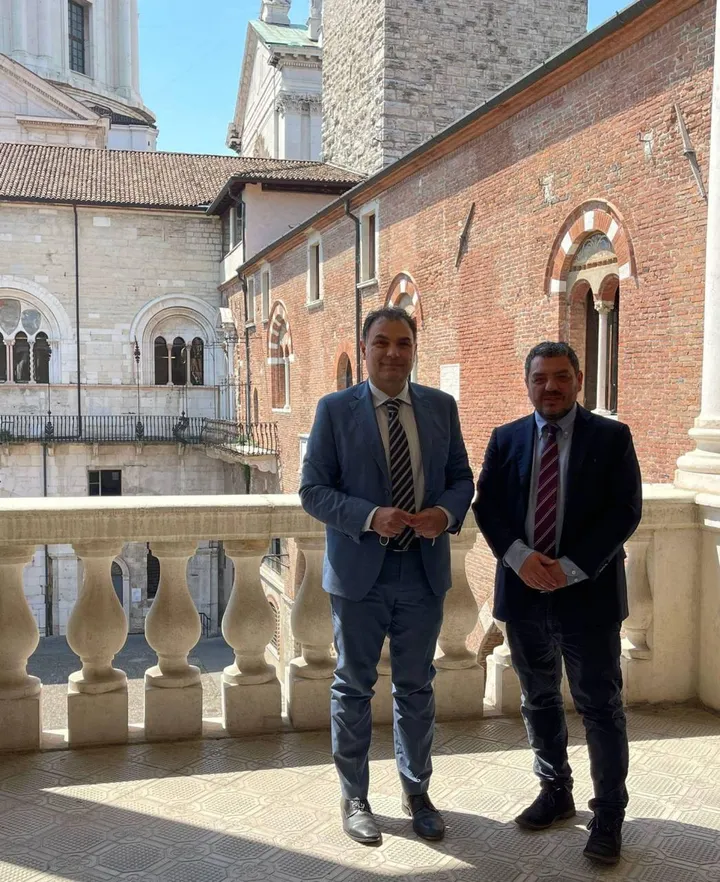 Mirko Signoroni e Samuele Alghisi presidenti delle province di Cremona e di Brescia