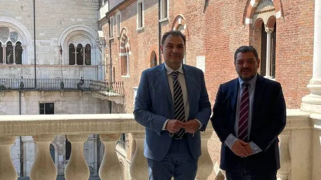 Mirko Signoroni e Samuele Alghisi presidenti delle province di Cremona e di Brescia