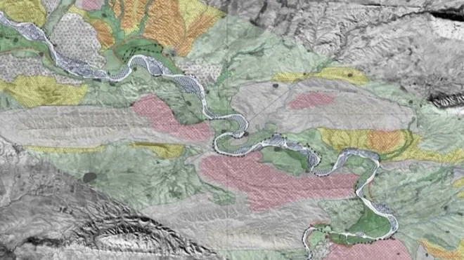 La geomorfologia dell’area del Tigri ricostruita