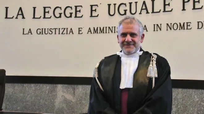 Il procuratore Piero Basilone al momento del suo recente insediamento a Sondrio