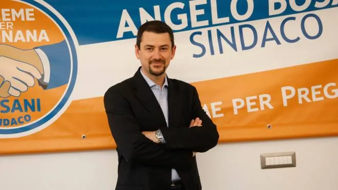 Candidati sindaci Pregnana Milanese - Angelo Bosani - per redazione Milano metropoli - foto Spf/Ansa