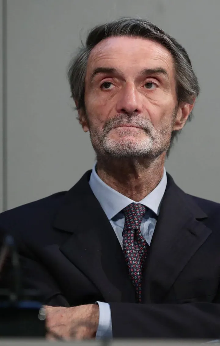 Il presidente Attilio Fontana, 70 anni