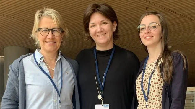 Da sinistra: Elena Bossi, Cristina Roseti e Angela Di Iacovo durante un recente congresso