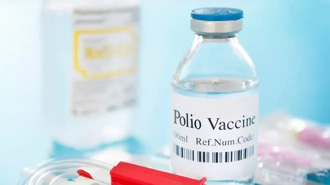 Detail of a Polio vaccine