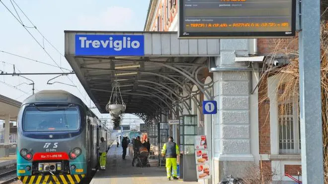 La stazione di Treviglio dove è avvenuta l’aggressione
