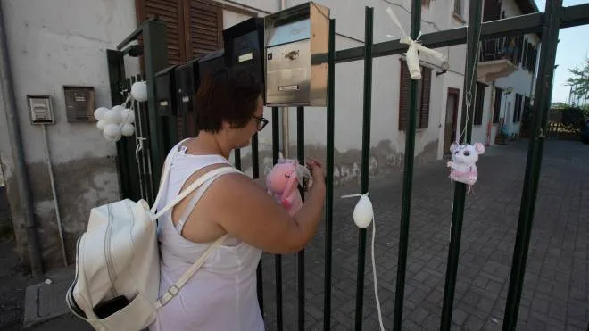 Ponte Lambro Alessia Pifferi mamma che ha abbandonato a casa la figlia di 16 mesi e l’ha trovata morta, 
22 Luglio 2022.
ANSA/MARCO OTTICO