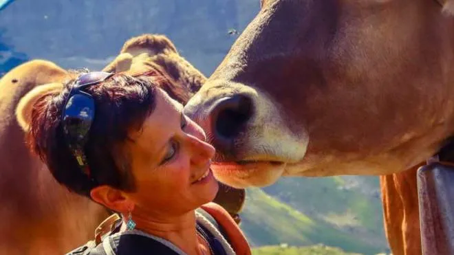 Ida Nani, 48 anni dell’azienda agricola Pizzo Scalino nella foto di Marco Zugnoni