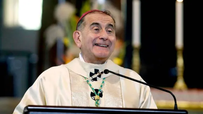 L'Arcivescovo di Milano Mario Delpini celebra la messa nella Basilica di Sant'Ambrogio a Milano, 3 settembre 2022.ANSA/MOURAD BALTI TOUATI