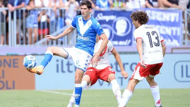 Stefano Moreo,Brescia -Perugia partita di serie B, Brescia 03 settembre 2022. Ph Only Crew Giuseppe Zanardelli Fotolive