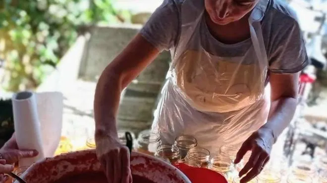 Dieci quintali di pomodori sono già diventati 1.263 vasetti di salsa solidale