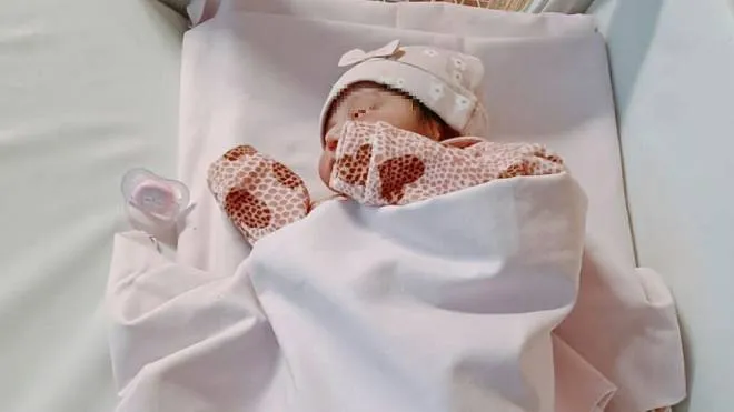 Aizal 1 nata all ospedale civile  Brescia, primi nati, 1 gennaio 2023. Filippo Venezia Fotolive