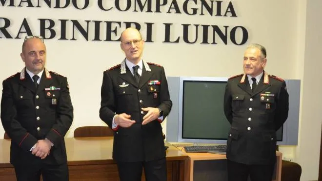 Cambio della guardia : da sinistra, Alfonso Paolocci, Gianluca Piasentin, Alfonso Benincasa